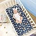 Anime Dogs Air Balloon Dark Blue Cooling Baby Mattress Topper 28