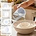 Tuntwcc Plastic Measuring Cups - 2PACK Liquid Measuring Cups with Lid,Multiple Plastic Pitcher Measure Cups W/Handle and Spout (4CUPX2)