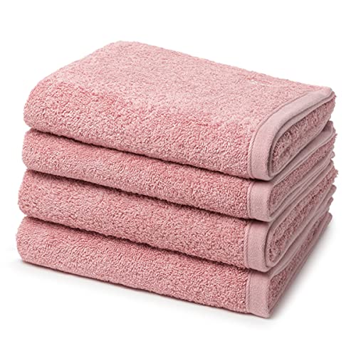 Ross - 4 teiliges Frottier-Set - Vita (4 X Handtuch im Set) - 520 g/m2 - Baumwolle - Walkfrottee - saugstark - weich und flauschig - Altrosa Ross - 4 teiliges Frottier-Set - Vita (4 X Handtuch im Set) - 520 g/m2 - Baumwolle - Walkfrottee - saugstark - weich und flauschig - Altrosa