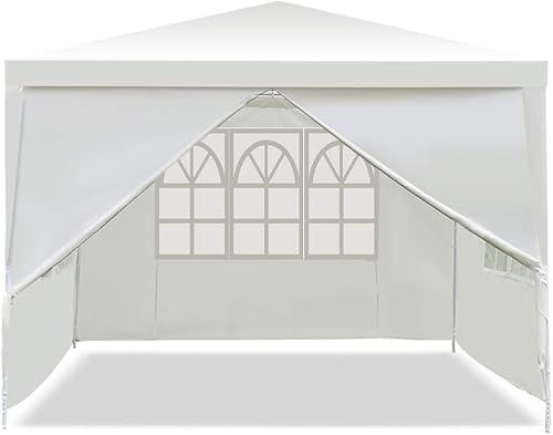 Miniatura 8 de KEDY - Tienda de campaña impermeable para exteriores de 10 x 10 pies, con una puerta con cremallera y tres ventanas, tienda de campaña para fiesta