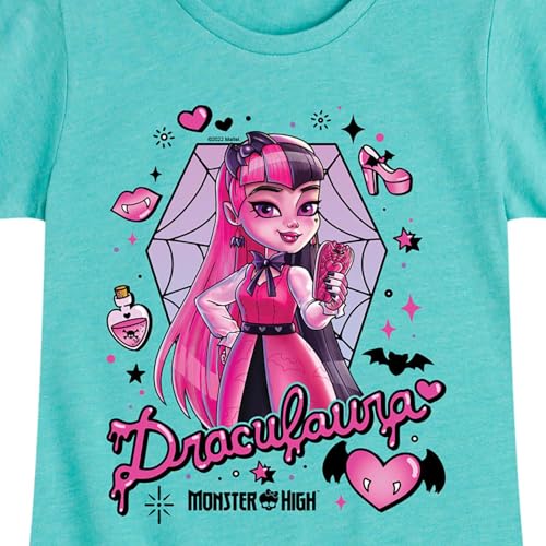 Monster High - Draculaura - Toddler & Youth Girls Short Sleeve Graphic T-Shirt3