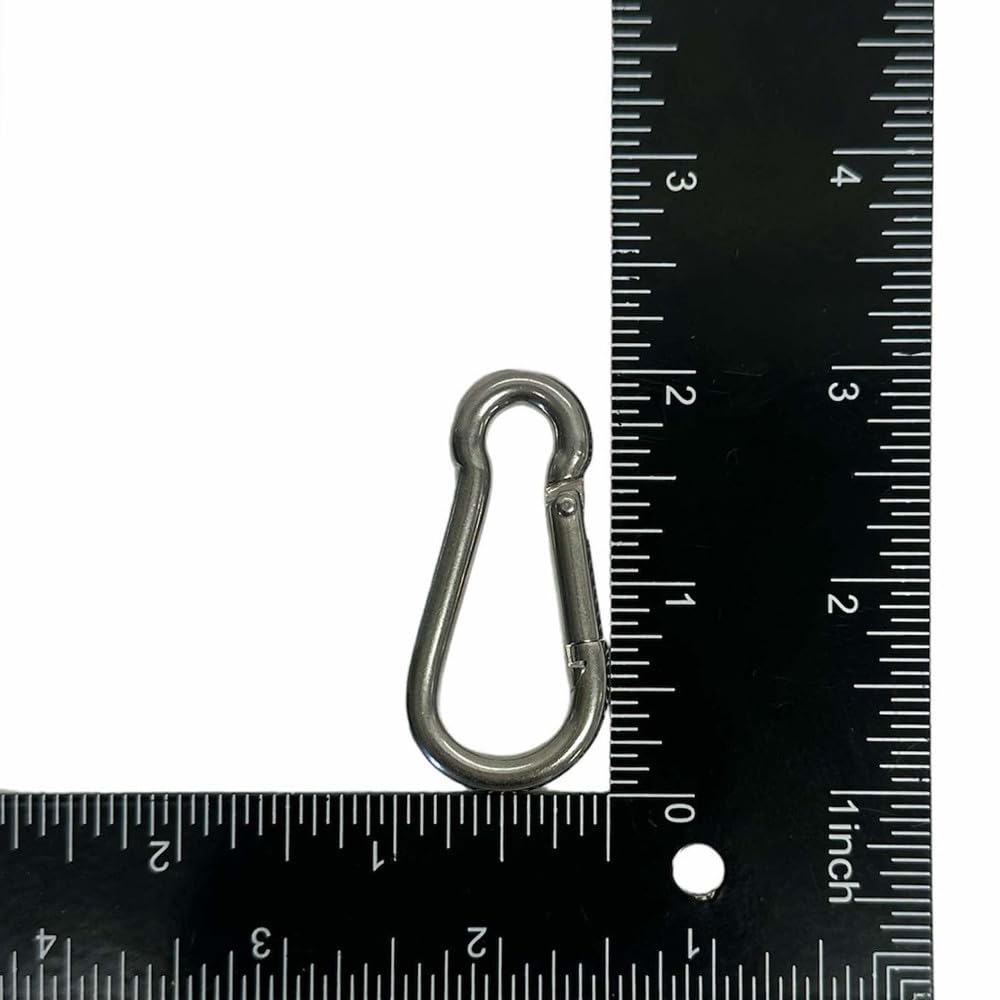 Prolinemax Marine T316 Stainless Steel 3/16'' Snap Hook 120 Lbs WLL Spring Snap Hook