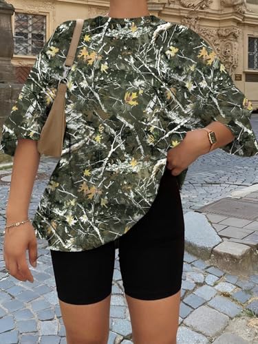 Image of Trendy Queen Womens Oversized T-Shirts Short Sleeves Workout Tops | Casual Summer Gym Tees Plus Size Fashion Clothes 2026