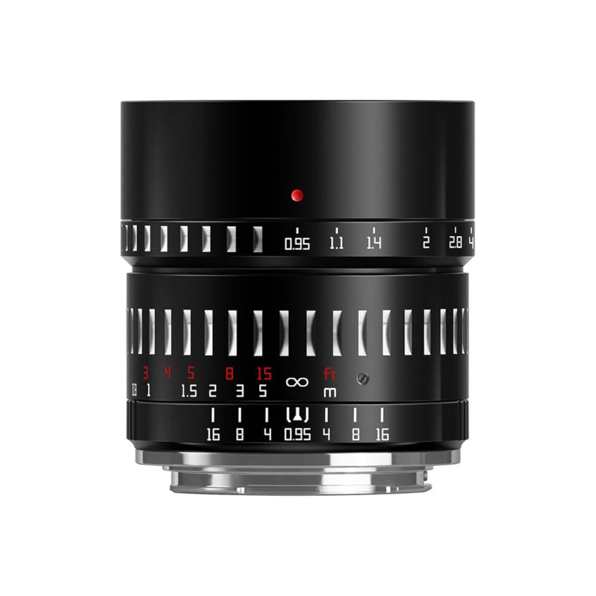 APS-C 50mm F/0.95 Metal Bodied Lens Compatible with Sony E - Silver