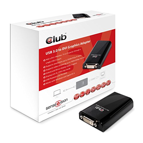 Club3D USB 3.0 to DVI-I Graphics Adapter (CSV-2300D)