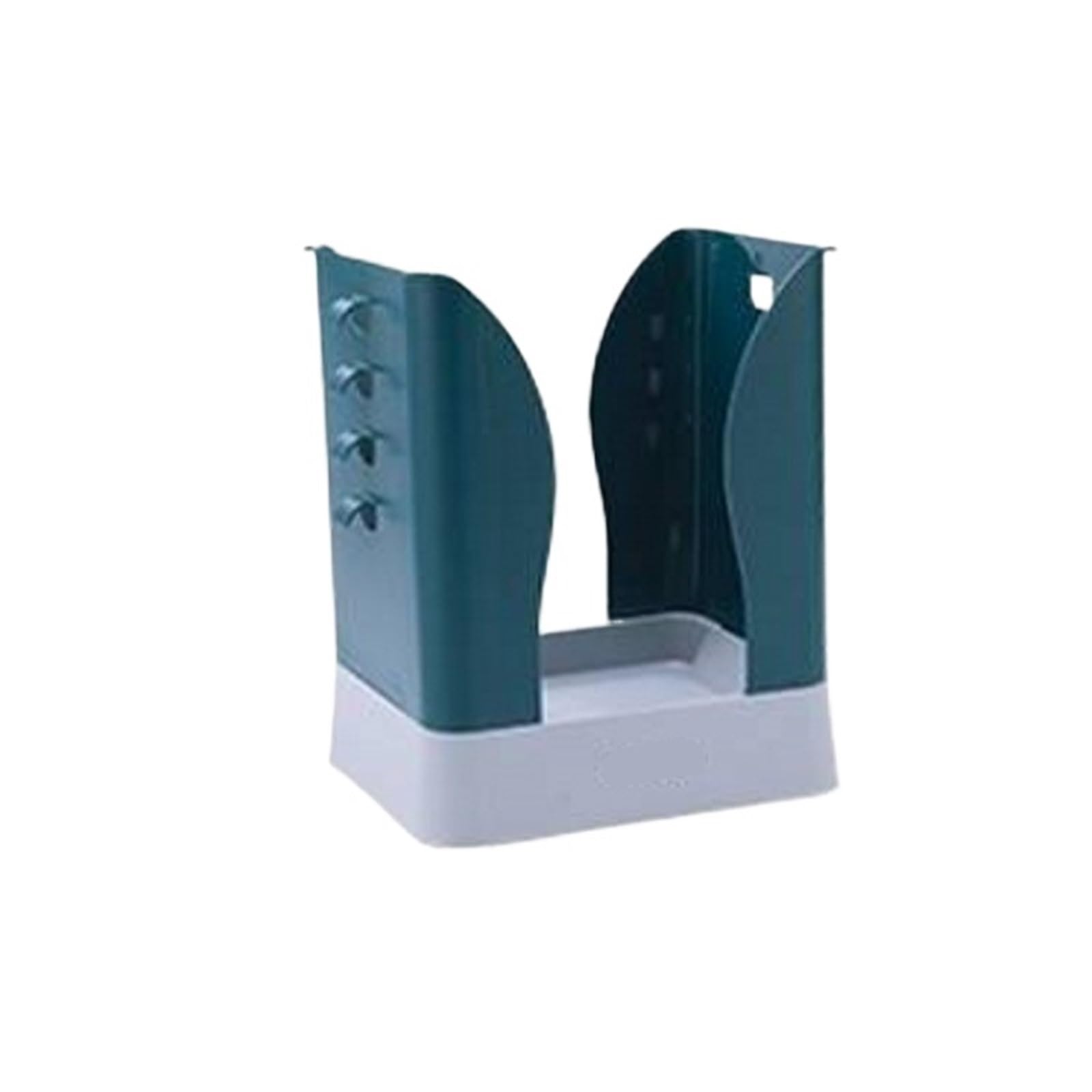 Soporte for Bolsas de Basura portátil, Cubo Plegable, Extensible for Acampar, Interior y Exterior, 3 uds para Bolsas(Gray)