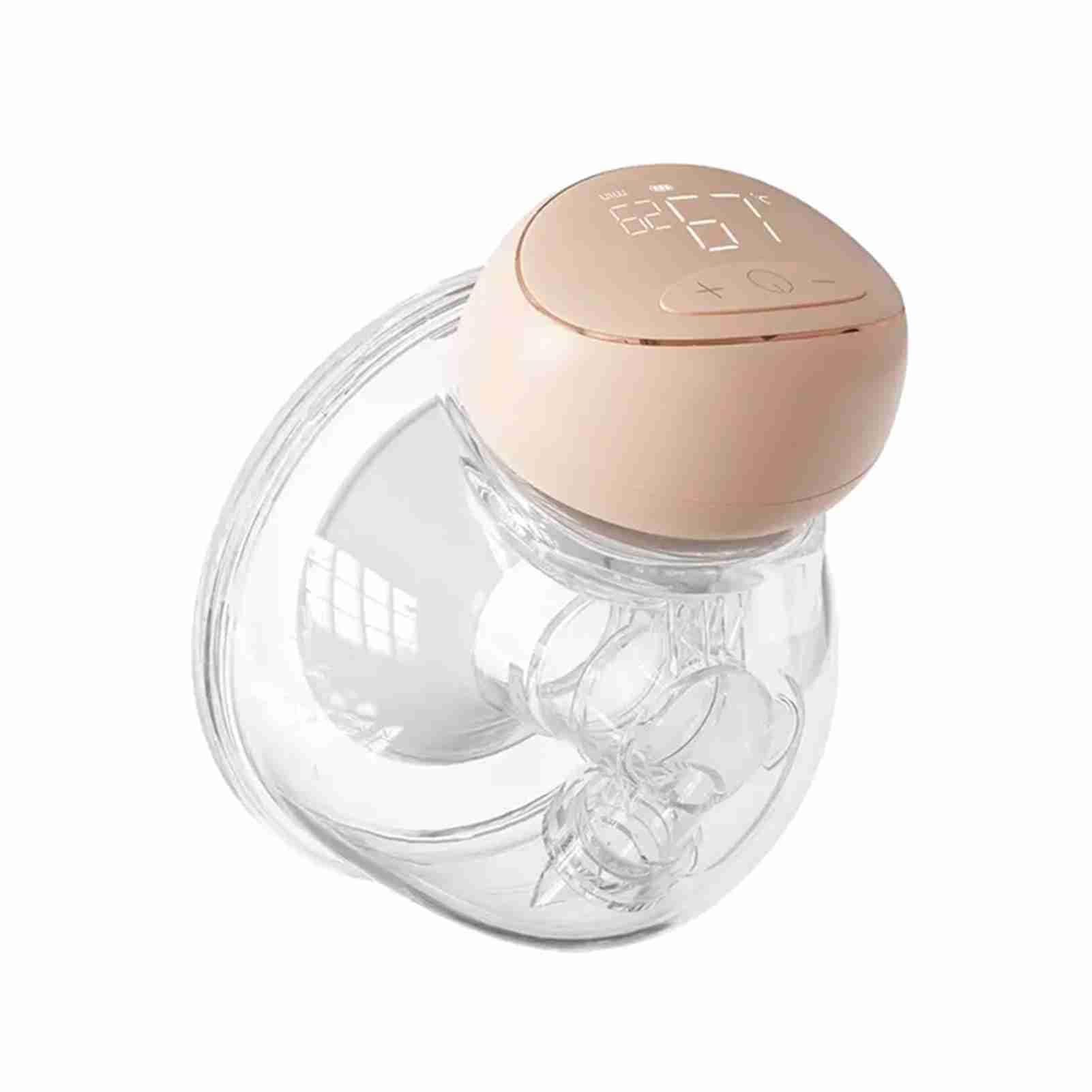Luocute Tiralatte Indossabile, Tiralatte Elettrico a Mani Libere con 3 modalità 10 Livelli di Aspirazione, Display LED, Ricarica USB, per Mamme Che Allattano (1)