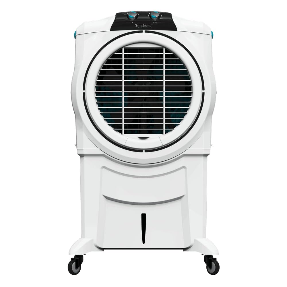 Symphony Sumo 115 XL Desert Air Cooler For Home with Honeycomb Pads, Powerful +Air Fan, i-Pure Console and Low Power Consumption (115L, Grey)-image-20