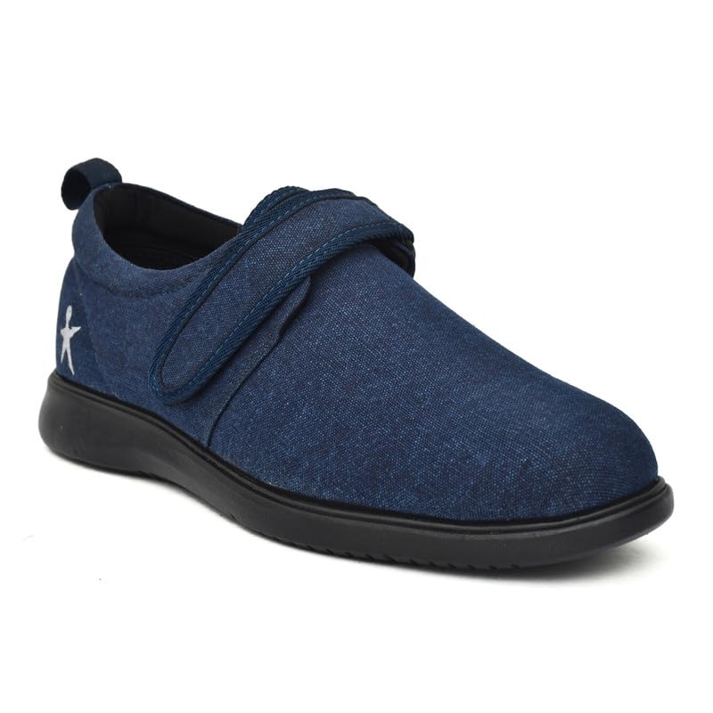 Image of HEALTH FIT Orthopedic & Diabetic Shoes Breathable & Adjustable Strap Soft Sole Ultra-Lightweight Casual /Sport Shoes for Men's 723