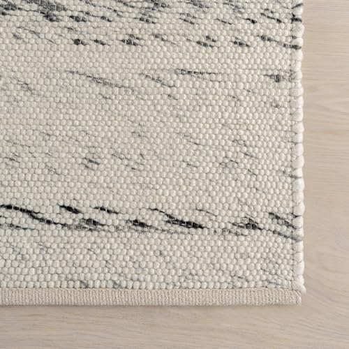 Image of Nuloom Santa Ivory Solid Flatweave Area Rug, 10' x 14'