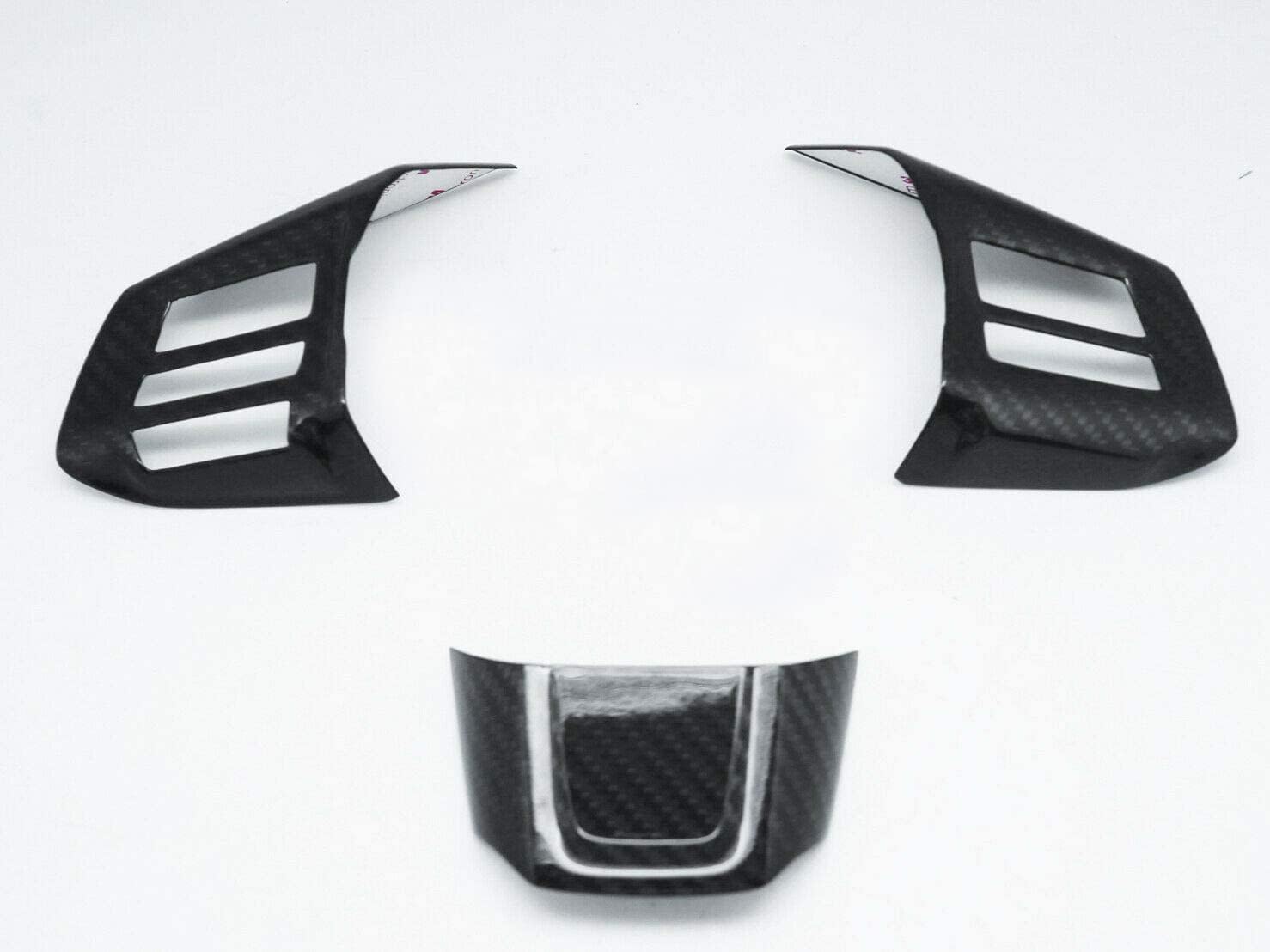 Carbon Steering Wheel Overlay Covers Compatible with 2015-2019 Subaru WRX Subaru STI VA