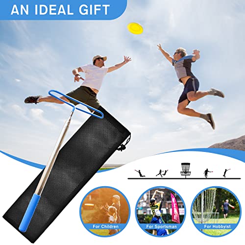 VOOADA 3 in 1 Disc Golf Retriever,Multifunctional Telescopic Disc Golf Grabber Extends to 16ft with Easy-to-Carry Bag, Durable Stainless Steel Disc Golf Equipment with Premium Accessories - Image 3