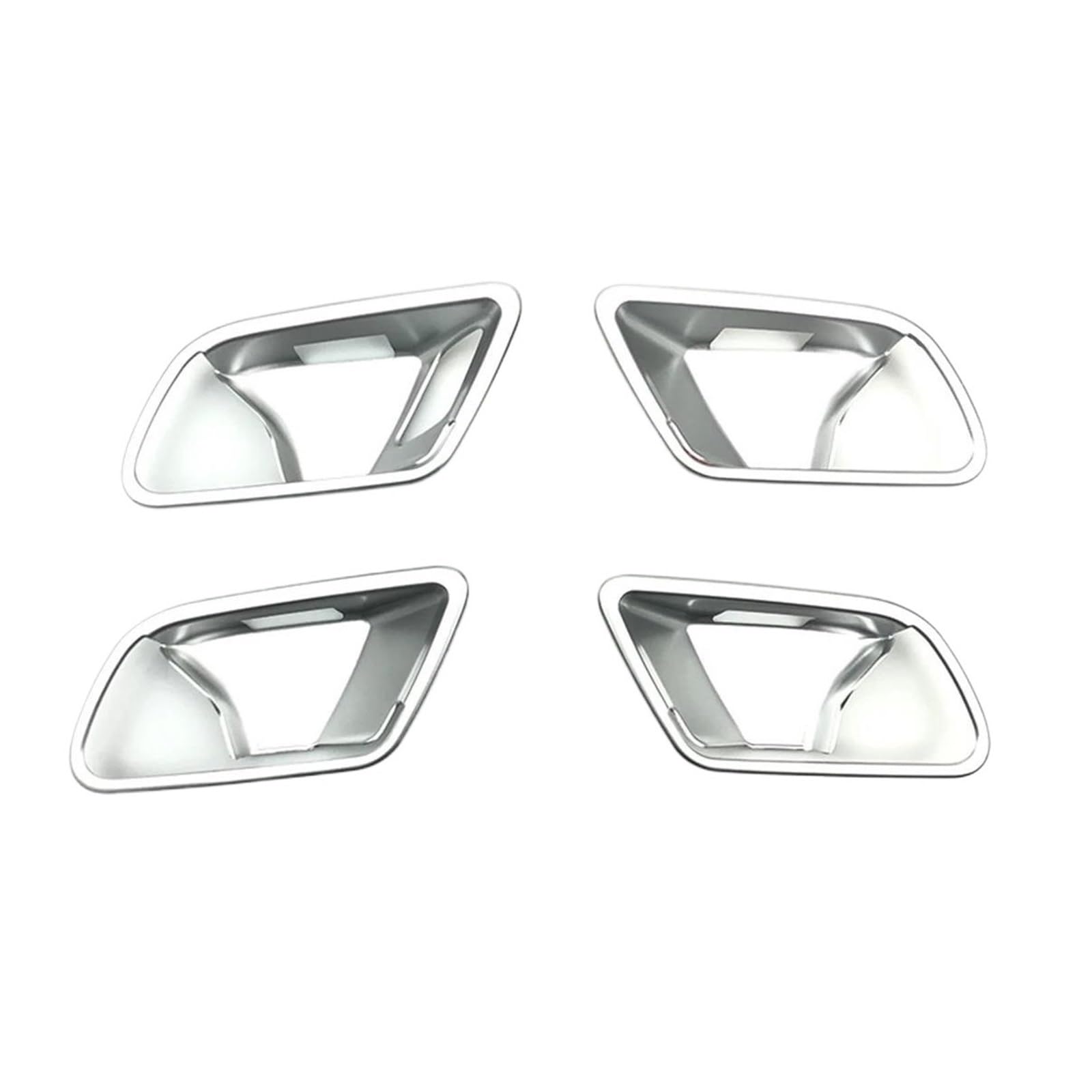 FHCBUTAE Interior Car Handle ABS Car Interior Door Handle Trim Strip for Mercedes for Benz A-Class CLA Class W177 C118(Silver)