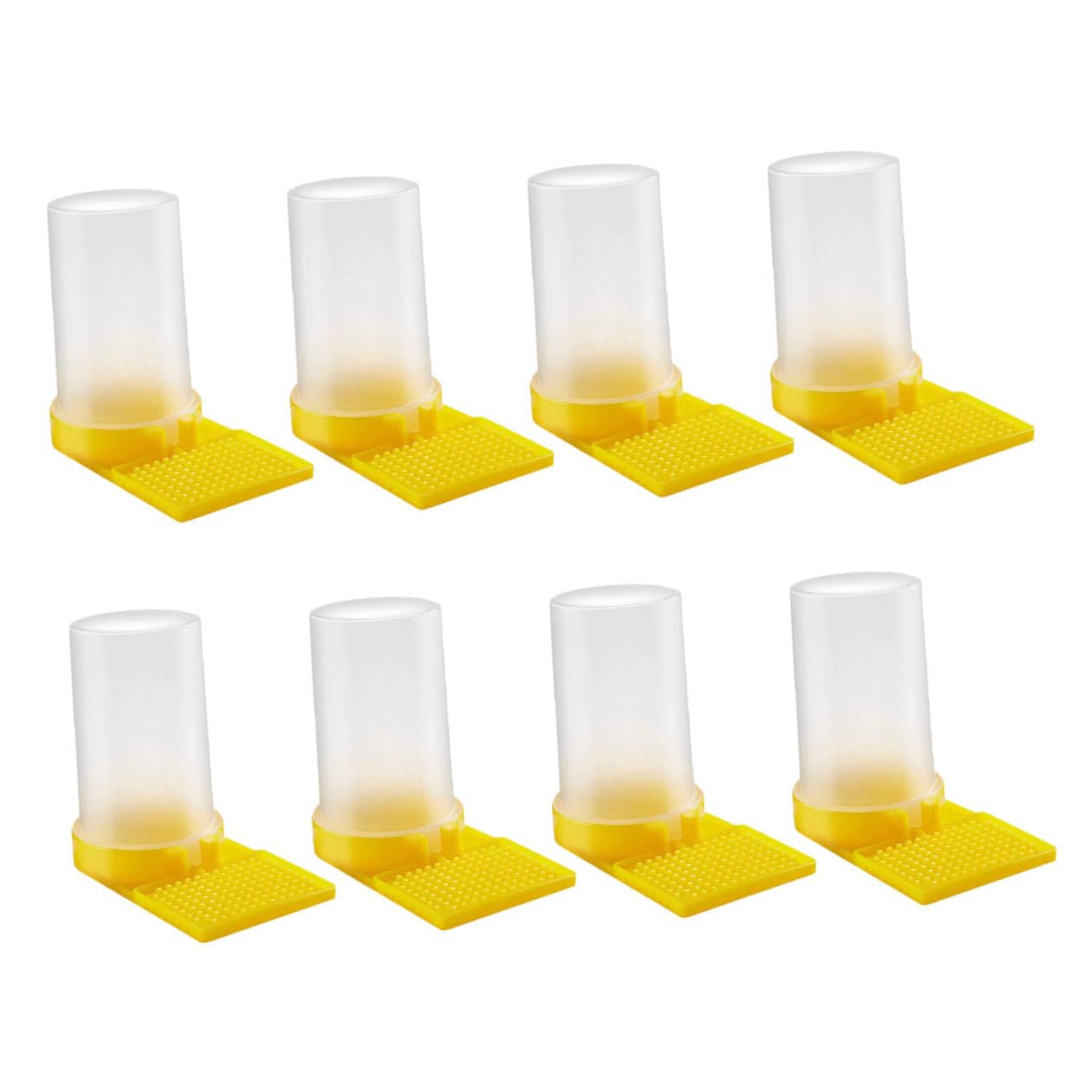 8 Pezzi Mangiatoia per Api Portatile Distributore per Allevamento Apistico Design Professionale Accessorio per Beekeeping Facile da Usare