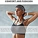 Bloepum 4 Pack Non-Slip Elastic Sports Headband for Women, Headband Sweat Band,Exercise Sweatband