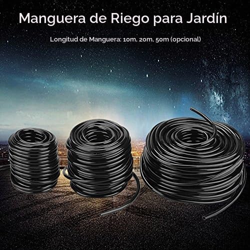 Rollo de manguera negra 1/2 8 Imagen adicional