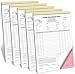 Custom NCR Auto Car Vehicle Inspection Report Form, Visual Vehicle Inspection Checklist Invoices, Work Orders,Estimate Forms,with Your Company Name,Address,2 Books (100 Sets) (Template 2)