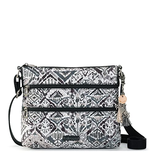 Image of Sakroots Artist Circle Basic Crossbody in Eco Twill, Adjustable Crossbody Strap