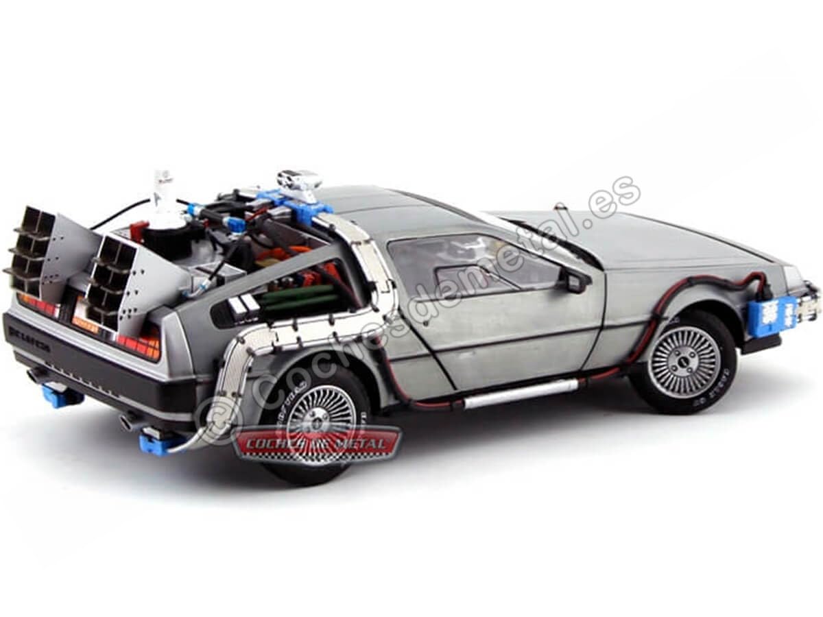 Hot wheels BCJ97 Elite Cult Classics Back To The Future Time Machine Delorean with Extras and Mr. Fusion 118 Diecast Car Model by Hotwheels product thumbnail 3