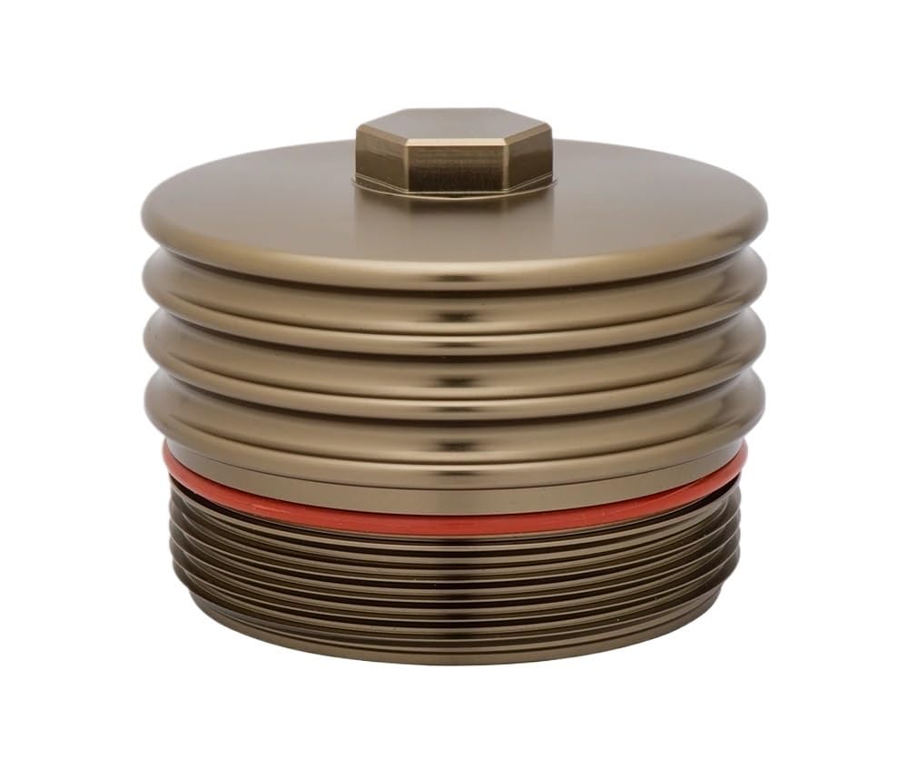 Geschmiedete Ölfiltergehäuseabdeckung aus Aluminiumlegierung, kompatibel mit N20 N26 N52 N54 N55 B48 B58 EA888 und ähnlichen Modellen(N20 N26 N52 N54 N55)