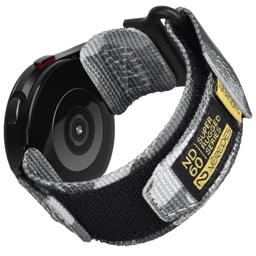 Image of Nereides Compatible with Samsung Galaxy Watch 3 45mm Band, Rugged Nylon Sports Strap with Woven Loop Design, 22mm Tough Replacement Band