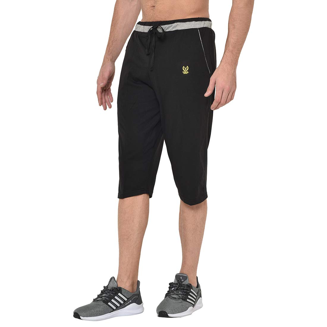 mack jonney Cotton Blended Regular Fit 3/4th Capri for Men-C8_0001_P-picture-15