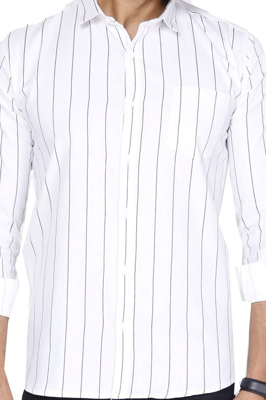 Image of Pure Cotton Solid Slim Fit Semi Casual Shirt for Men's & Boy's (Pack of 1)