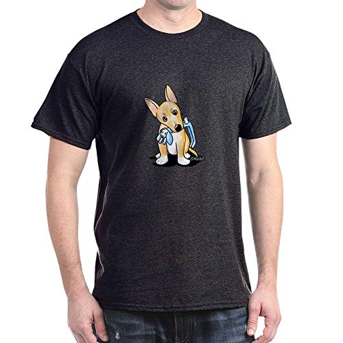 CafePress Portuguese Podengo Pequeno Dark T Shirt 100% Cotton T-Shirt Charcoal