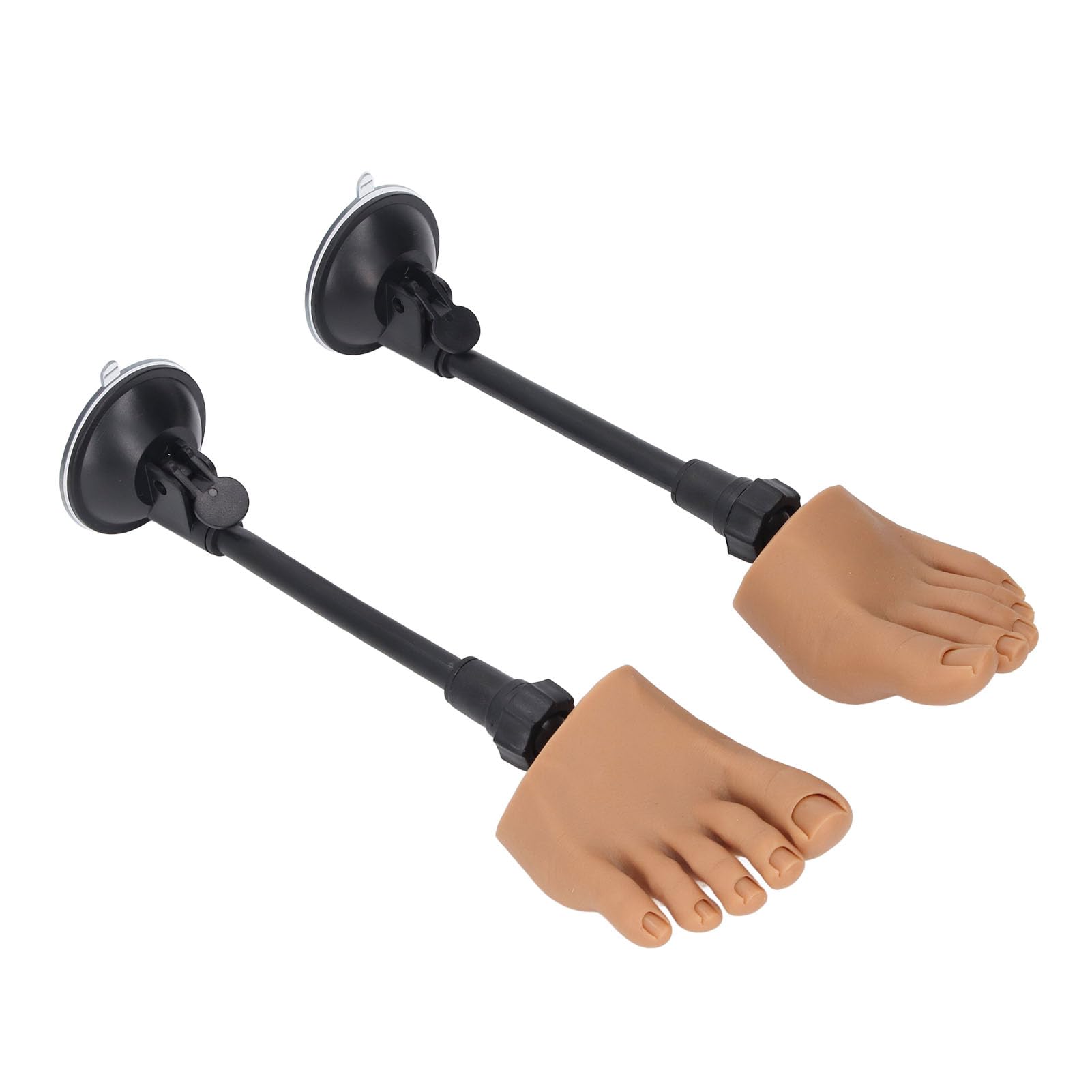 1 para Manicure Silikonowy Manicure Foot Manekin ze stojakiem Elastyczny i realistyczny silikonowy model stóp do wyświetlania tipsów