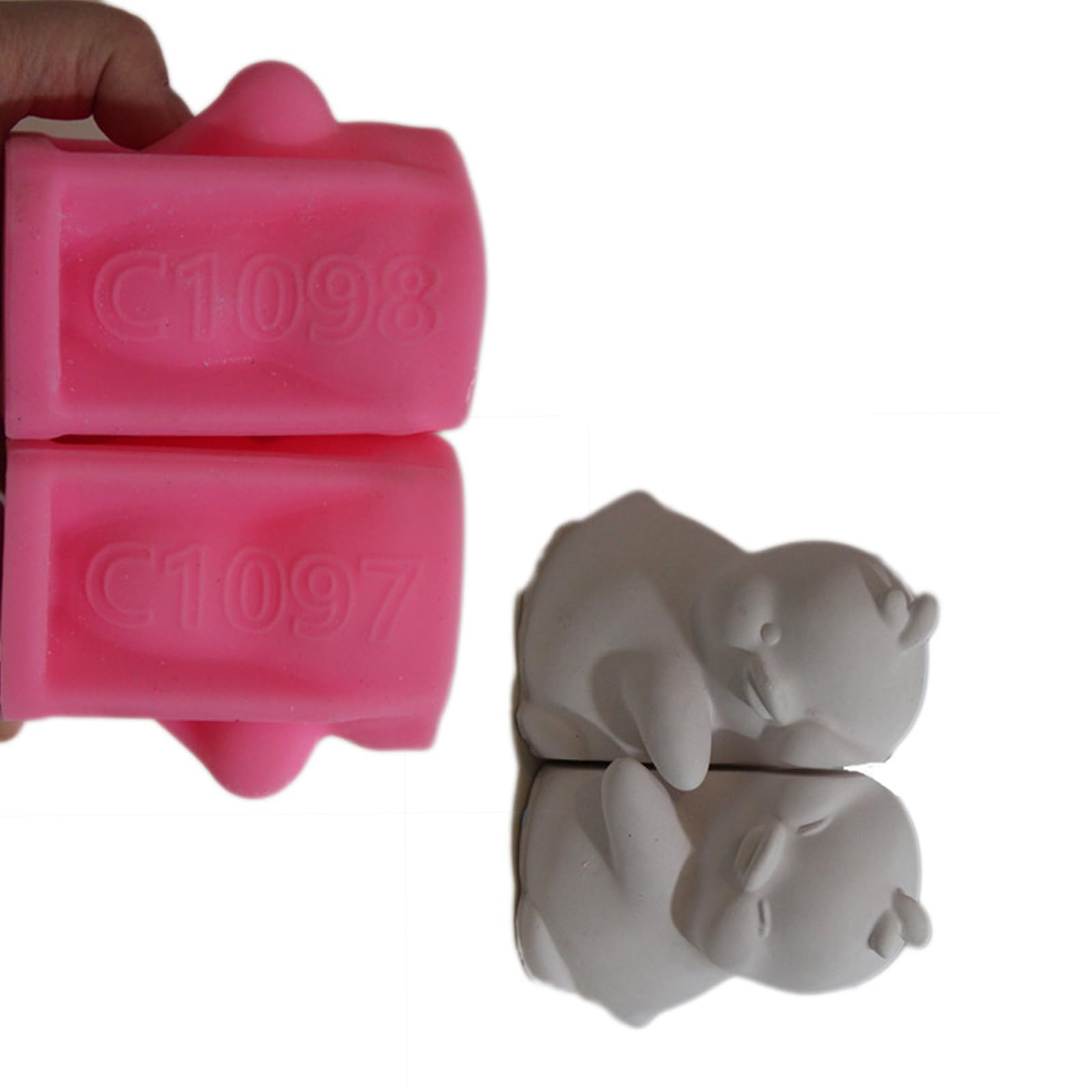 OSNIYAW Artistic Silicone Featuring Pigs Koala Bird for Decoration Candlewax