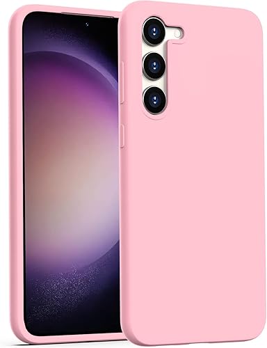 DEENAKIN Funda protectora de silicona para Samsung Galaxy S23 Plus, suave y sedosa con forro de microfibra suave, funda protectora para Samsung