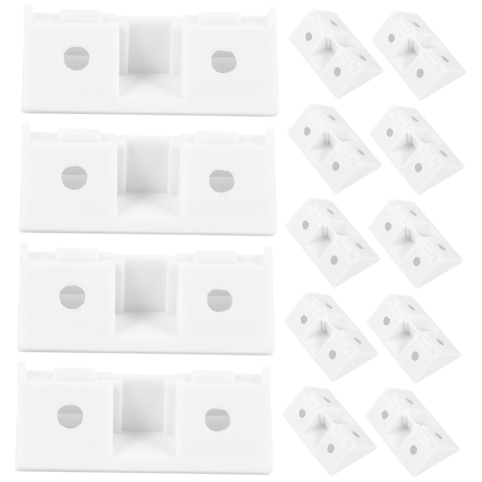 jojofuny 100pezzi Staffe Angolari Copertura Per e Facile Installare e Resistente Per e