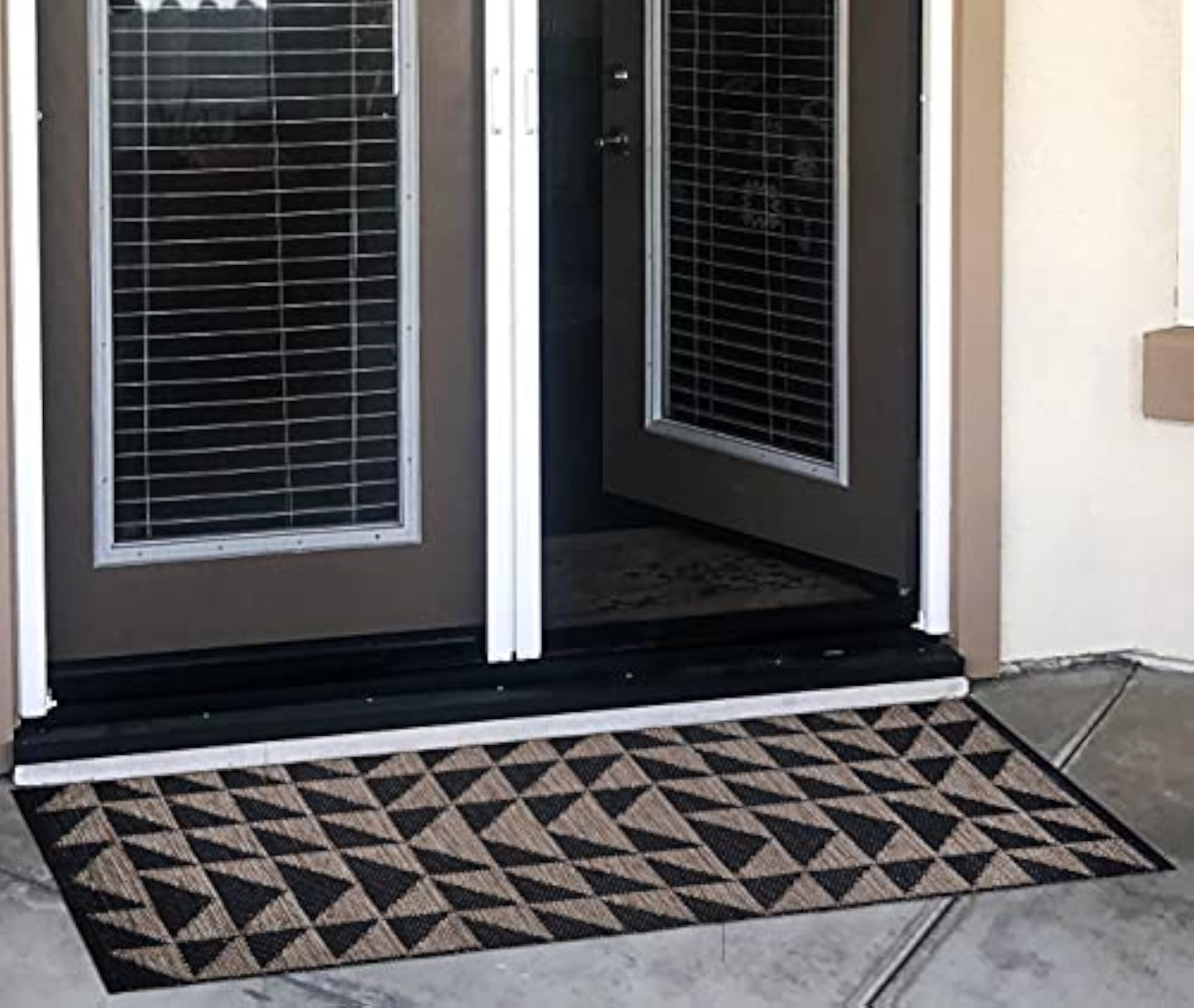 Bedside Runner Anti Skid Mat for Kitchen Floor, Multiuse Black