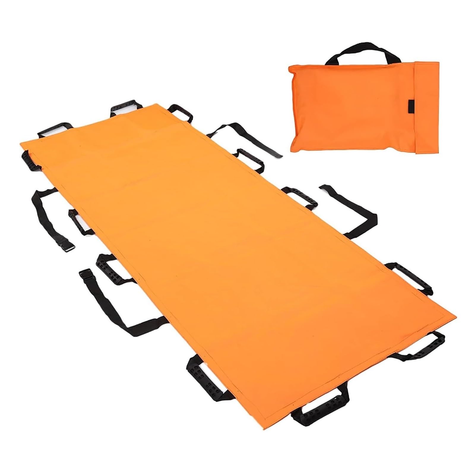 SWENEEN Folding Stretcher,Thickened 12 Handles First Aid Stretcher With Handbag For Emergency Work,