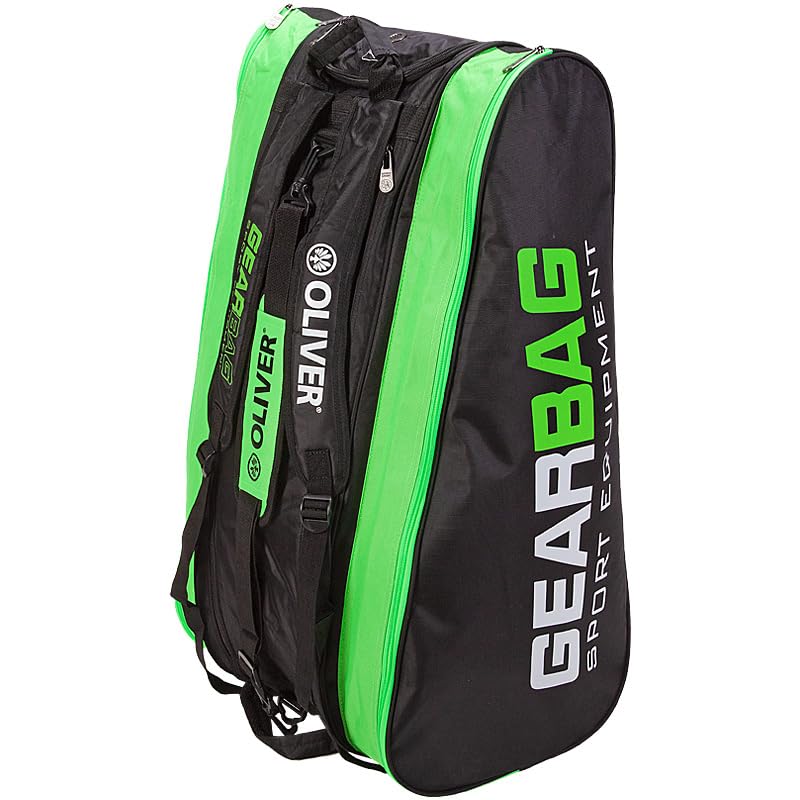 Oliver Gearbag Black-Green Racketbag Tennis Squash Badminton