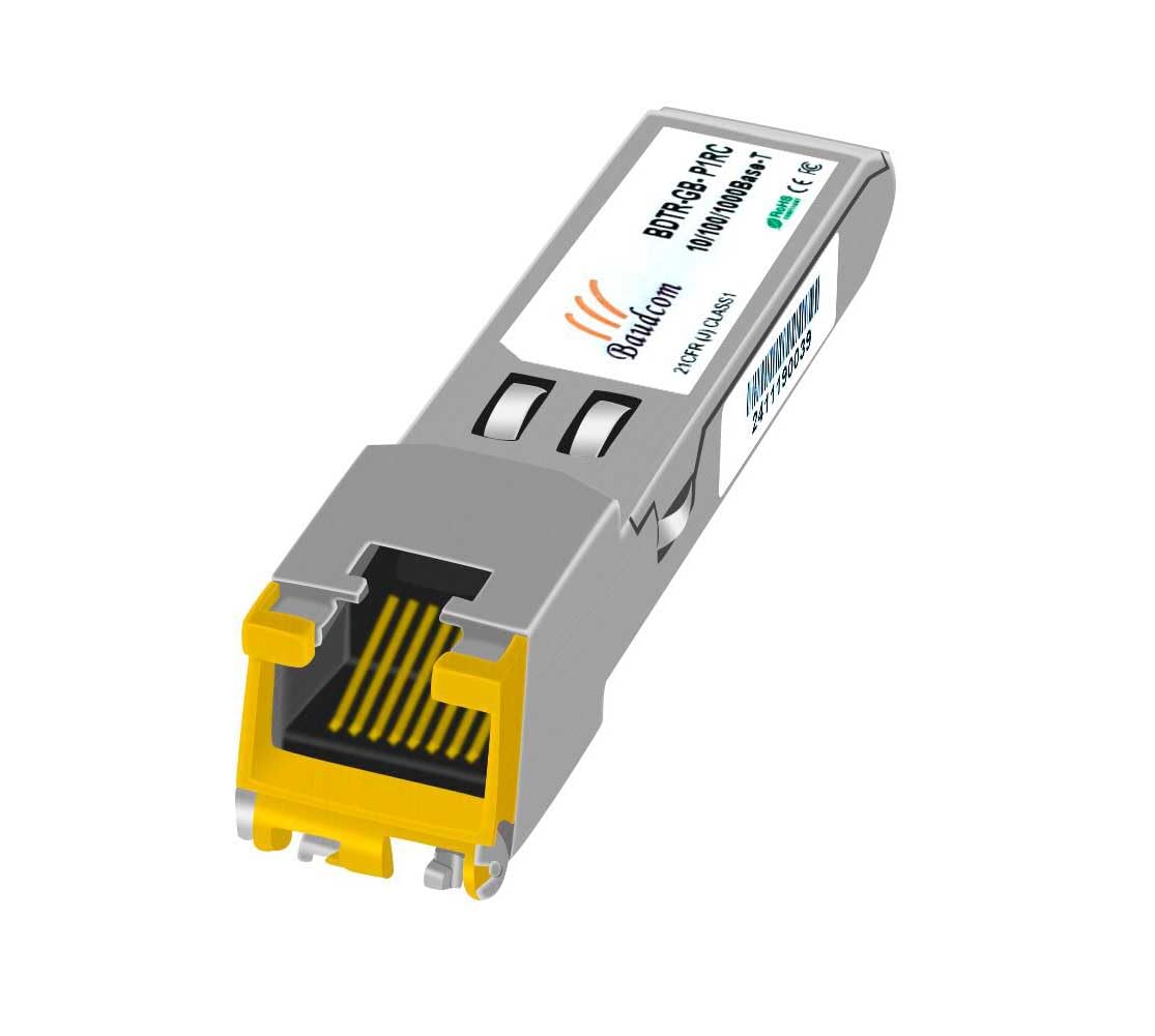 Modulo SFP 1G RJ45 Mini-Gbic 100m Ricetrasmettitore Rame 1000Base-T Compatibile Cisco GLC-T SFP-GE-T