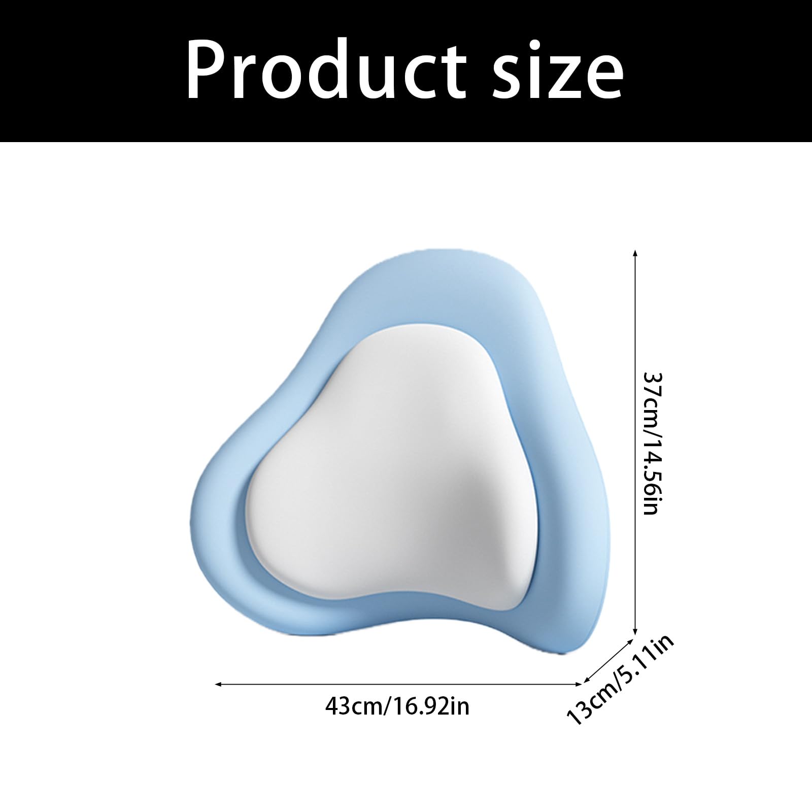 Cuscino lombare multiuso in memory foam per viaggi, casa, ufficio, auto, allineamento della colonna vertebrale e sollievo dal dolore, cuscino di supporto per la vita
