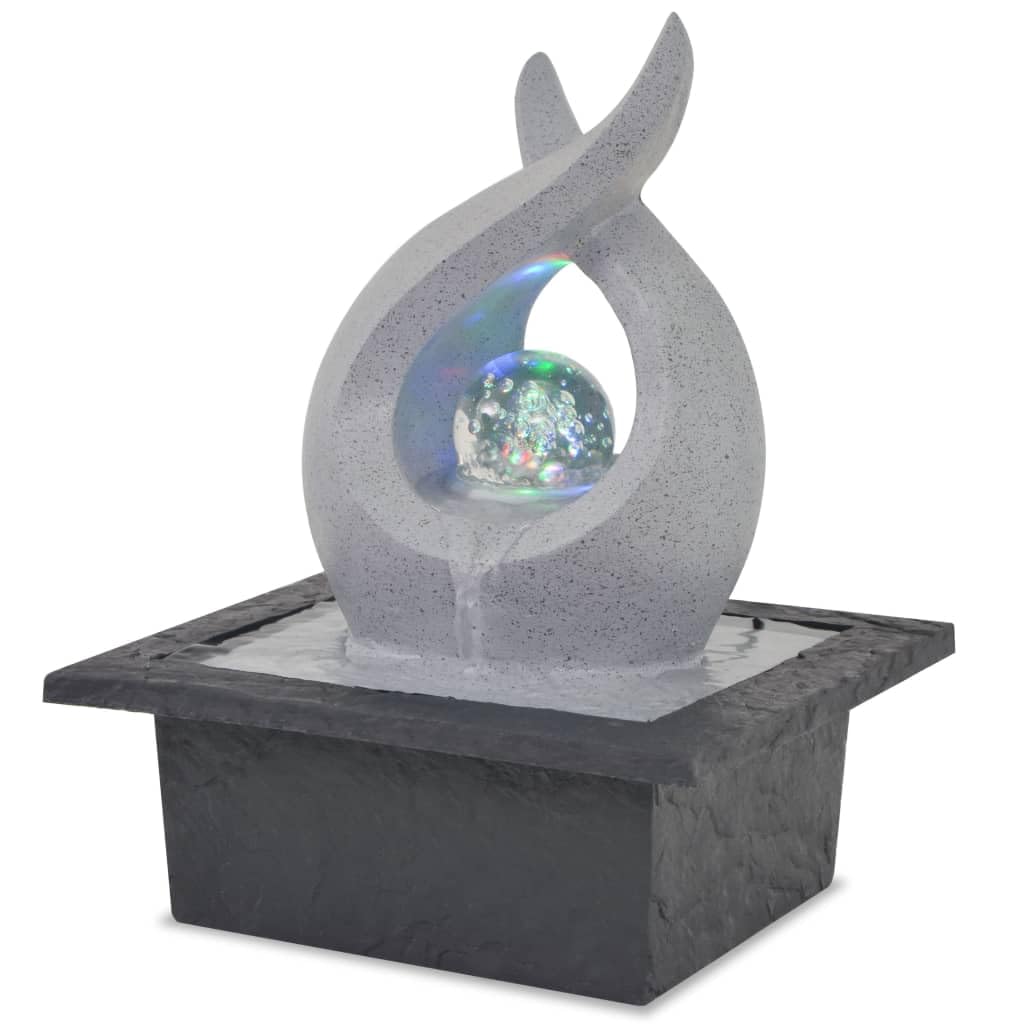 Fontaine d intérieur avec lampe LED Polyrésine