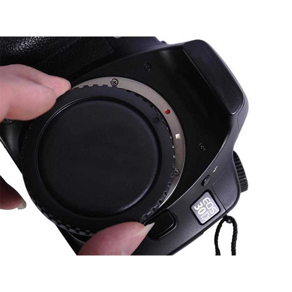 2 set di copriobiettivo posteriore per fotocamera compatibile con Canon EF EF-S Mount Lens EOS 9000D 4000D 1150D 1100D 1000D 1DX III 1DX 1D 7D 5D 60D 90D 80D 6DII 5D IV 77D 850D 800D 600D 550D 500D