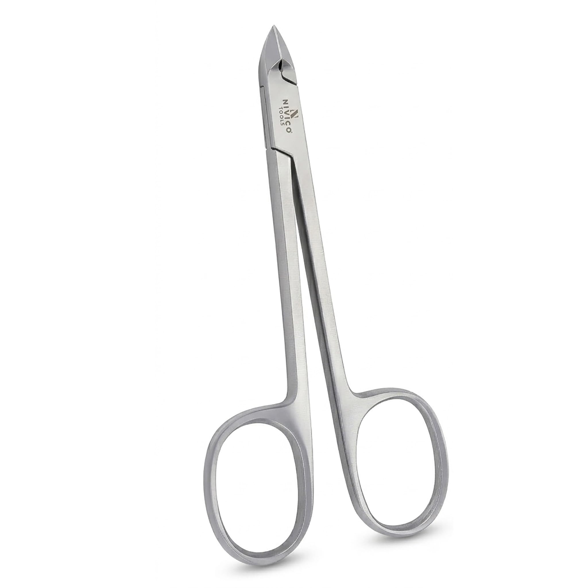 Premium Cuticle Nipper with Ring Handle – Professional Surgical Stainless Steel Cuticle Trimmer & Hangnail Clipper – Scissor-Style Grip for Ultimate Precision in Manicure & Pedicure Care