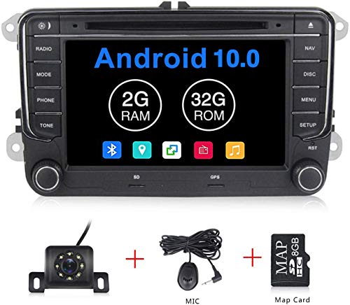 Android 10.0 OS 7 inch Touch Screen Car Radio Systems DVD for VW