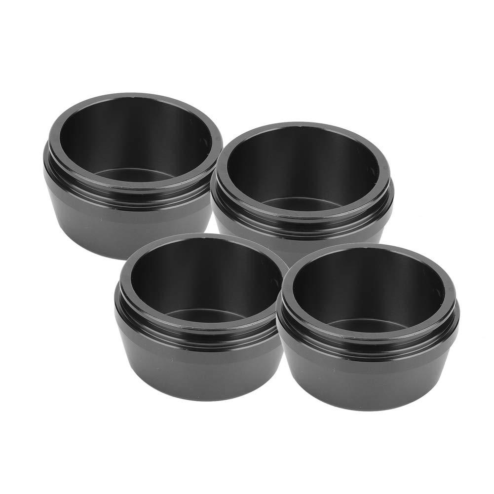 iSpchen 4PCS Coprimozzo centrale ruota per auto, Anello decorativo per cerchio, Copri mozzo centrale per ruota in lega di alluminio Accessori per lo styling dell'auto