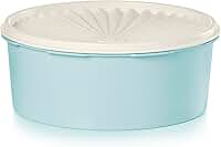 Tupperware Vasilha para Biscoitos de 7,6 Xícaras Da Heritage Collection - Cor Azul Vintage, Própria para Máquina de Lavar Louça e Recipiente Sem Bpa - (1,8 L)