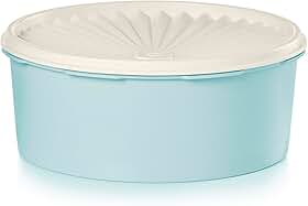 Tupperware Vasilha para Biscoitos de 7,6 Xícaras Da Heritage Collection - Cor Azul Vintage, Própria para Máquina de Lavar Louça e Recipiente Sem Bpa - (1,8 L)