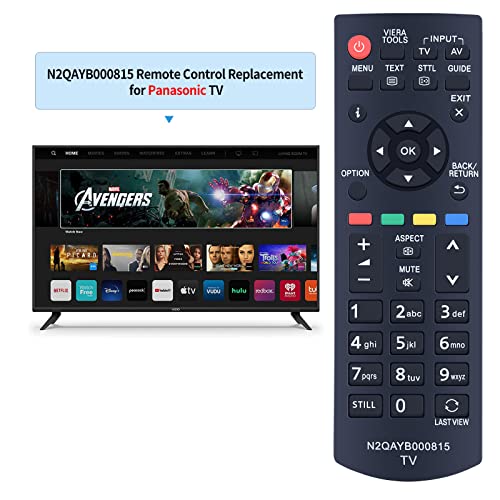 TCNOUMT N2QAYB000816 Remote Control Compatible for Panasonic Viera LCD TV TX-L19XM6E TX-L24XM6E TX-L32EM6B TX-L42B6E N2QAYB000815 TV Remote Control Alternative - Image 2
