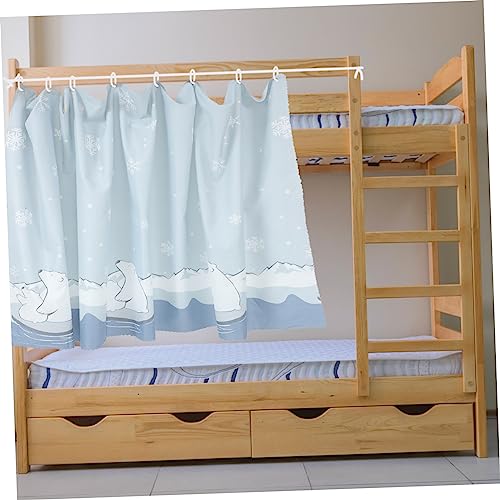 Cortinas de cama de 1.15m Cabilock paneles de algodón para privacidad en dormitorio 8