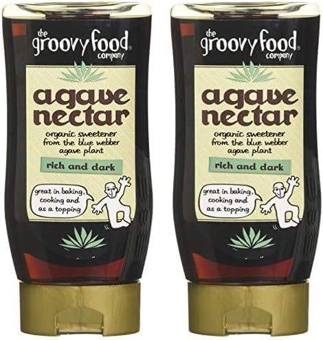 The Groovy Food Company Organic Rich & Dark Agave Nectar 250ml (Pack of 2)
