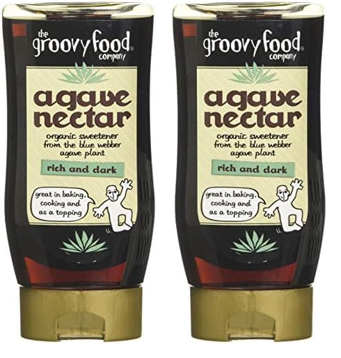 The Groovy Food Company Organic Rich & Dark Agave Nectar 250ml (Pack of 2)