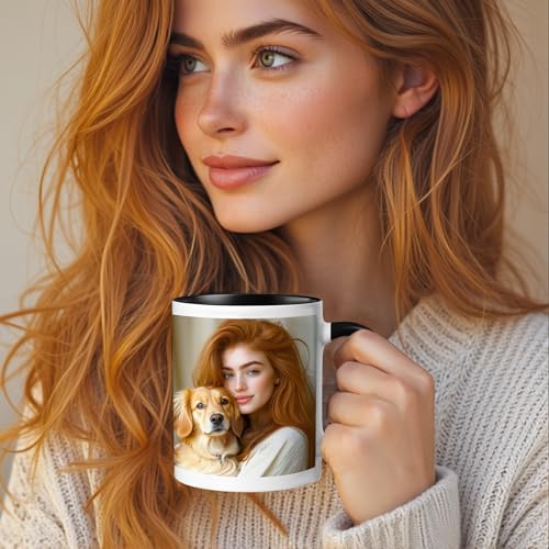 Custom Coffee Mug With Photo, Personalized Coffee Mug With Picture, 11oz Photo Collage Mug With 9 Photo, Tazas Personalizadas, Novelty Custom Gift For Women, Men, Family, Friends, Birthday, Christmas - Image 3