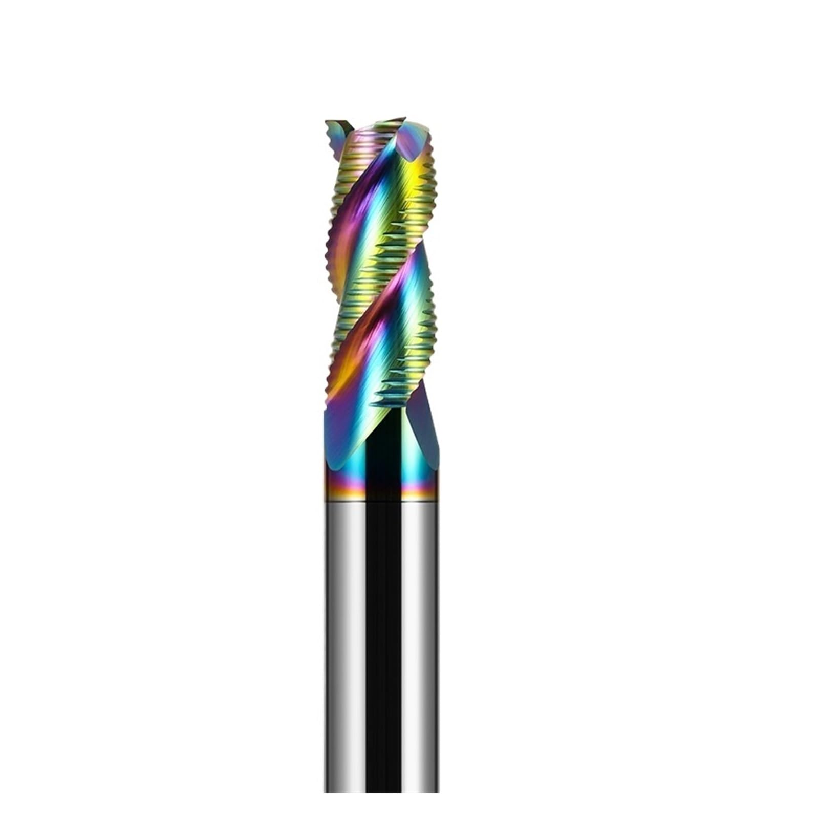 1 Pieza HRC55/60/65 Desbaste De Carburo Sólido 4 Brocas CNC Vástago Flauta for Mecanizado Metal Aluminio(HRC60,7.0X18X8DX60L)
